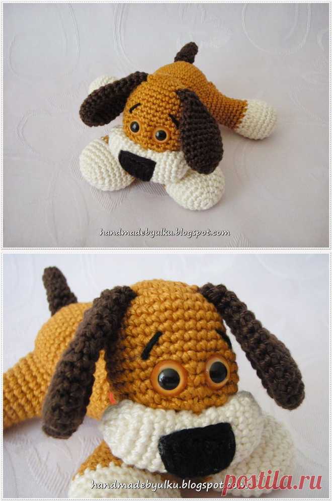 Handmade by Ülkü: Gratisanleitung Amigurumi Süßes Hündchen / Free Pattern Sweet Dog / Tatli Köpekcik
Пёсик (без перевода)