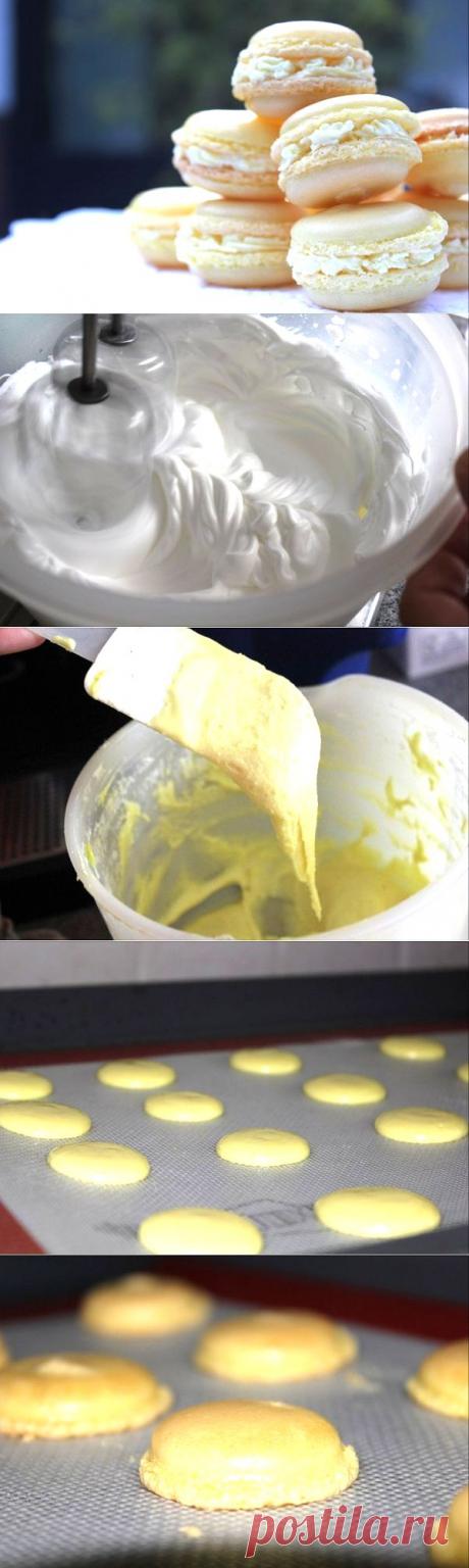 Как приготовить лимонные macarons - рецепт, ингридиенты и фотографии