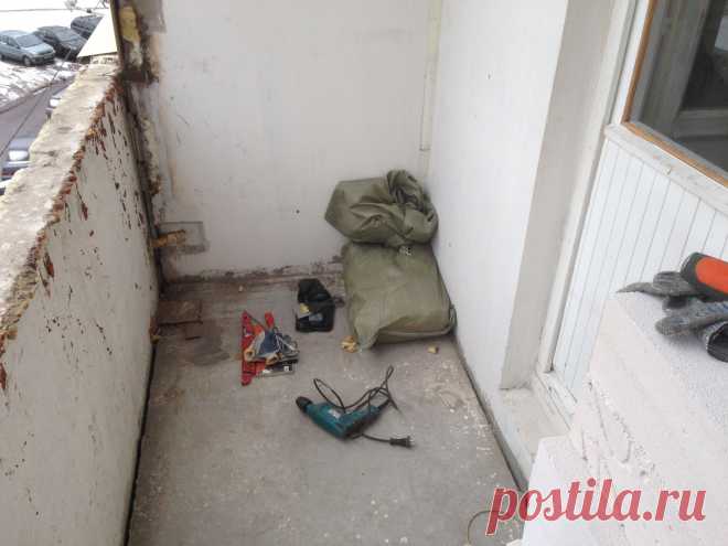 Ремонт балкона своими руками