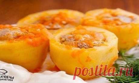 ПОТРЯСАЮЩАЯ ФАРШИРОВАННАЯ КАРТОШЕЧКА ! Готовится такое блюдо очень просто, но вкус – действительно восхитительный!