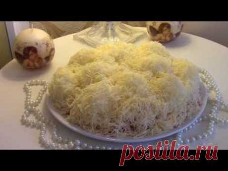 Салат "РАФАЭЛЛО" или"Сугробы" Нежный и Очень Вкусный! ☆Рецепт от Милы - Mila Cooking Club☆