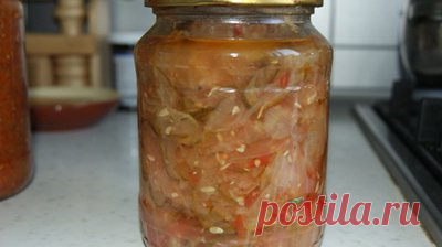 Салат из огурцов 