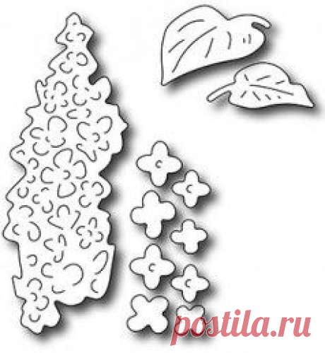 Нож для вырубки Frantic Stamper Precision Dies - Mix N Match - Lilac - FRA9426