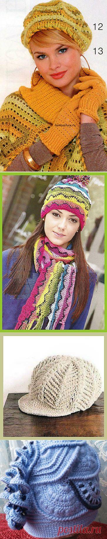 Береты,шапки,шляпки | Записи в рубрике Береты,шапки,шляпки | Дневник Вяжем_спицами_и_крючком