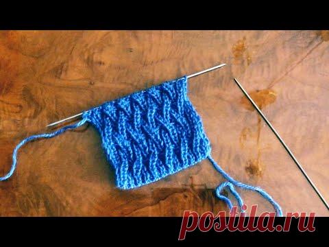 УРОК 46. ПРОСТОЙ УЗОР СПИЦАМИ ДЛЯ КОФТ, ШАПОК, СНУДОВ И ДЕТСКИХ ВЕЩЕЙ | Счастливая Улитка | Яндекс Дзен