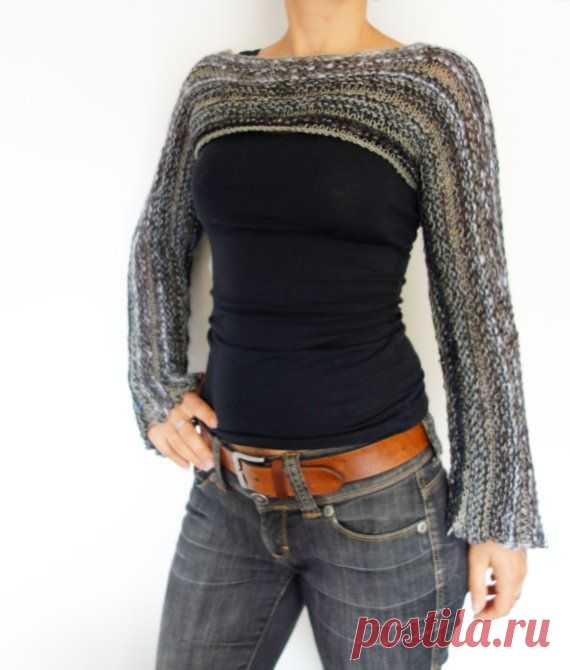 PDF Knitting Pattern Cropped Bohemian Top/ Boho by CamexiaDesigns - Salvabrani