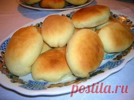 Пирожки из хрущевского теста с рисом и яйцом
