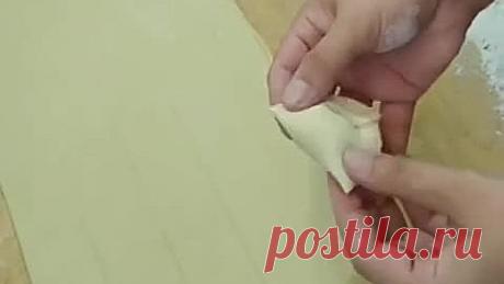 Один из вариантов лепки пельменей. Просто и быстро!