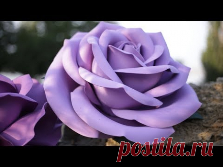 Самая красивая ростовая роза из фоамирана