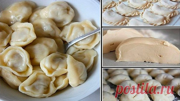 Вкуснейшее универсальное заварное тeсто для вареников, пельменей, поз, чебуреков