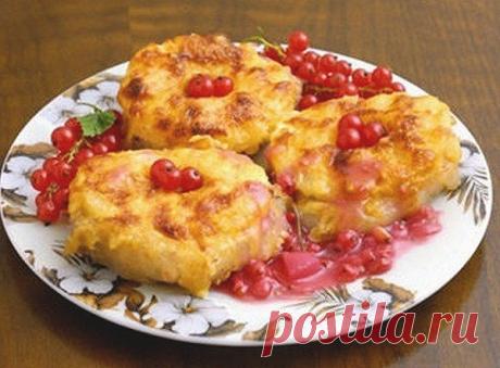 Мясо запеченное с ананасом