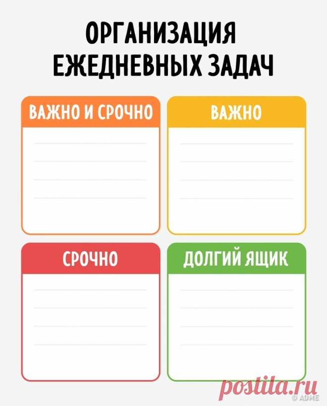 7 таблиц, с которыми уборка в доме перестанет быть чем-то страшным