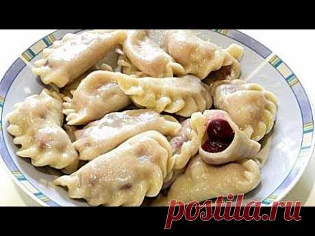 Вареники с вишней на заварном тесте/ Cherry dumplings on custard dough
