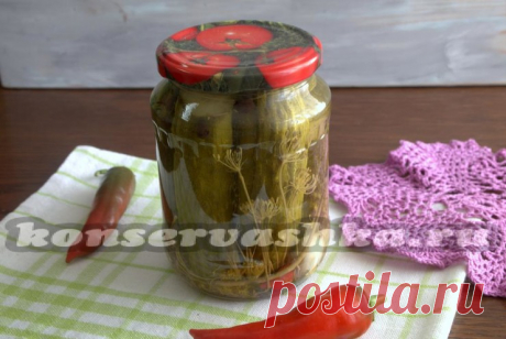 Острые маринованные огурцы - рецепт на зиму