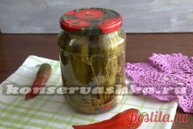 Острые маринованные огурцы - рецепт на зиму