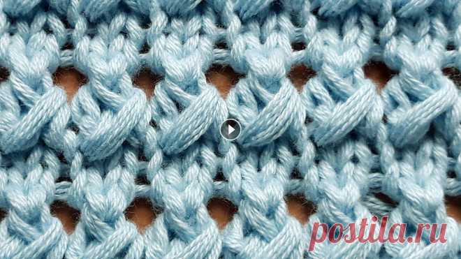 Ажурный узор спицами для кардигана, топа, маечки, туники, для детских и подростковых изделий.