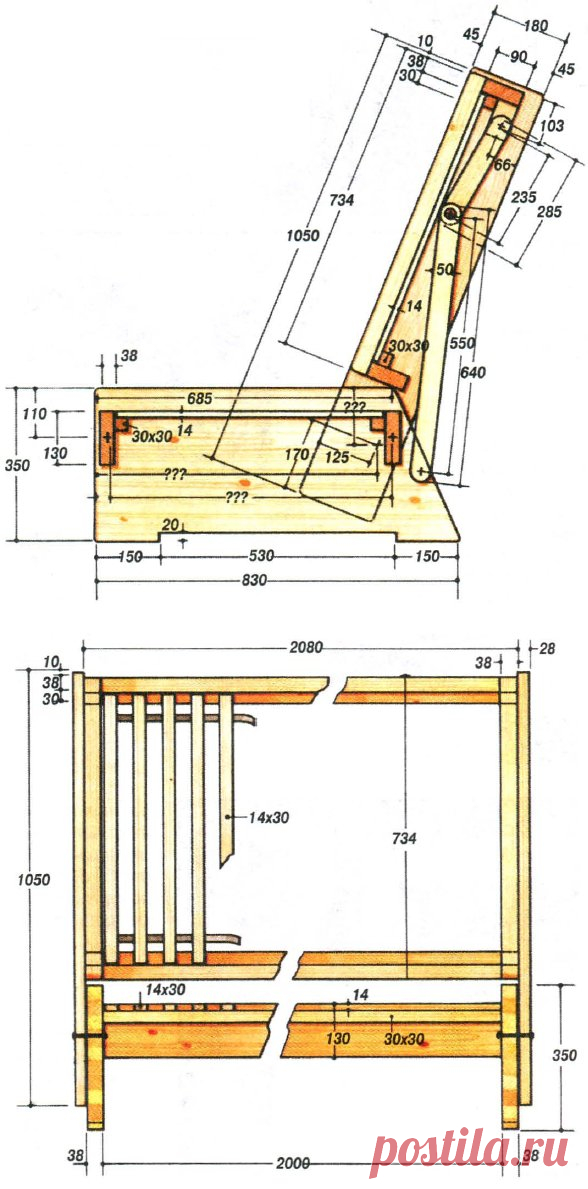 Диван — кровать своими руками — Сделай сам, идеи для творчества - DIY Ideas