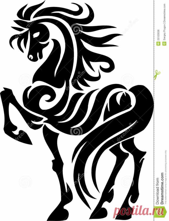 Paard In Stammenstijl - Vectorillustratie. Vector Illustratie - Illustratie bestaande uit zwart, hoef: 25103036 Foto over Vector beeld - paard in stammenstijl. Vinyl-klaar. Illustratie bestaande uit zwart, hoef, bevallig - 25103036