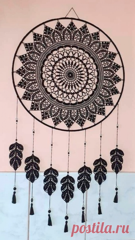 Ажурный "Ловец снов" .
Круглая салфетка крючком.
#вязание #вязание_крючком #салфетка_крючком
#круглая_салфетка_салфеткомания #ловец_снов