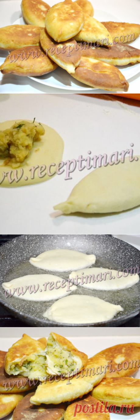 Вкусные жареные пирожки - тесто как пух. Рецепты Мари