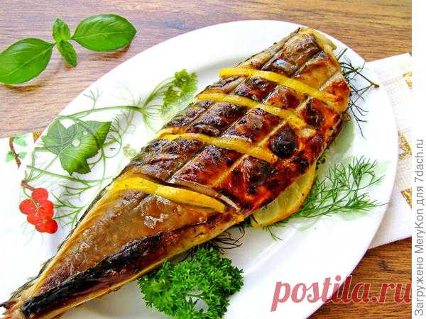Скумбрия гриль с лимоном и травами - пошаговый рецепт приготовления с фото