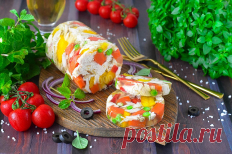 Куриный рулет в бутылке с желатином рецепт фото пошагово и видео - 1000.menu