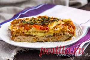 Мясная запеканка с кабачками цуккини и помидорами | Самый вкусный портал Рунета