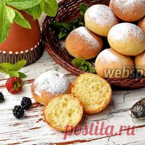 Творожные пончики в духовке