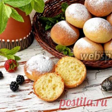 Творожные пончики в духовке