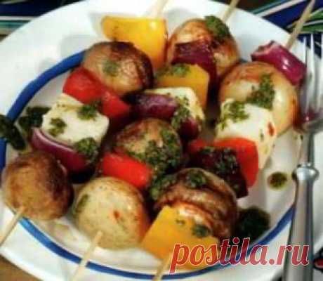 Овощные шашлыки