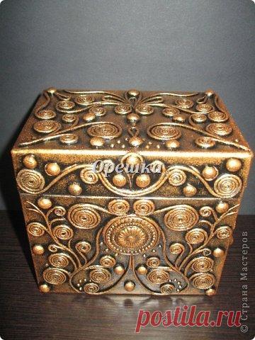 Пейп- арт шкатулочка. | Страна Мастеров
