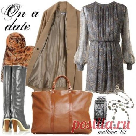 ПЛАТЬЕ Look-сеты - гамма Коричневый *Рыжий *Оранжевый (Fashiony.ru) ч.7