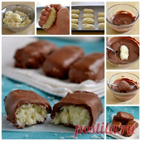 Лучшие кулинарные рецепты: Рецепт конфет «Баунти» простой