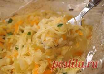 Чудо Капуста в пакете! Все смешали и забыли, а вкус ни с чем не сравнить! Автор рецепта kalnina - Cookpad