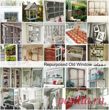 Repurposed Old Window Ideas - The Idea Room