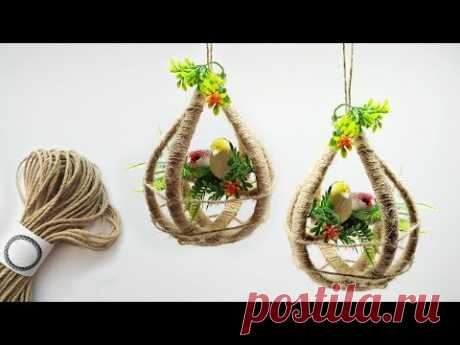 Birds Hanging | Wall Hanging Craft Ideas | Crafts Junction