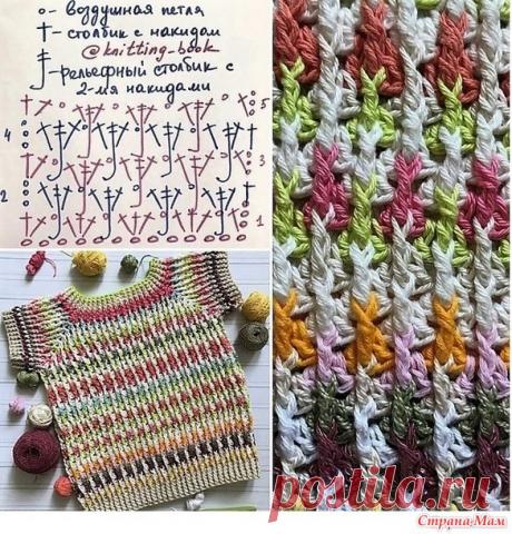 Прошу помощи. Какая здесь схема реглана? - Все в ажуре... (вязание крючком) - Страна Мам