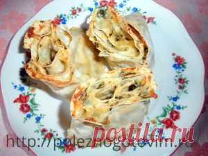Слоеный пирог из лаваша