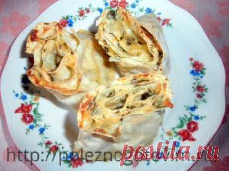 Слоеный пирог из лаваша