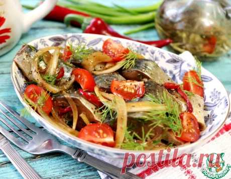 Маринованная скумбрия с соевым соусом