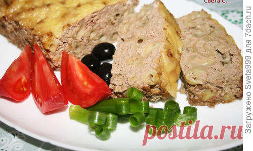 Запеканка из печени с макаронами - пошаговый рецепт с фото