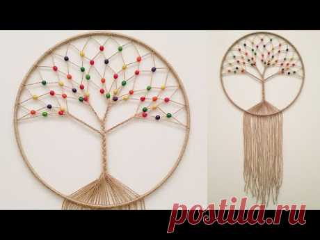 DIY Atrapasueños "ARBOL DE LA VIDA"( paso a paso) | DIY Dreamcatcher "TREE OF LIFE"