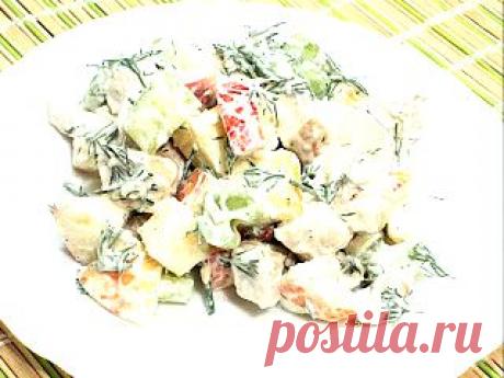 Кулинарные Рецепты: Салат с сельдереем и курицей