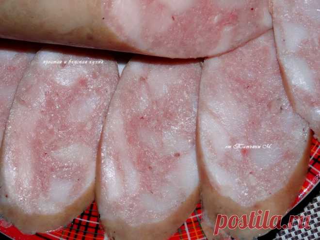 Колбаса домашняя куриная молочная. Рецепт c фото, мы подскажем, как приготовить!
