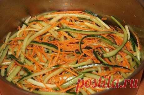 Закуска ОГУРЦЫ ПО-КОРЕЙСКИ НА ЗИМУ