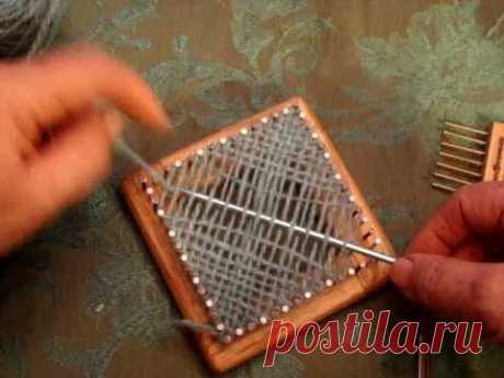 Weaving the whole square.