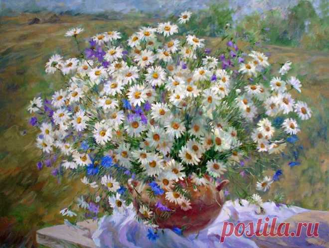 Полевые цветы Светланы Родионовой, согревающие душу