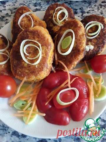 Морковно-овсяные котлеты