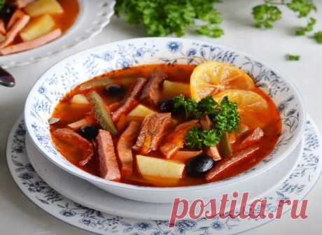 Как приготовить вкусную солянку с говяжьим мясом