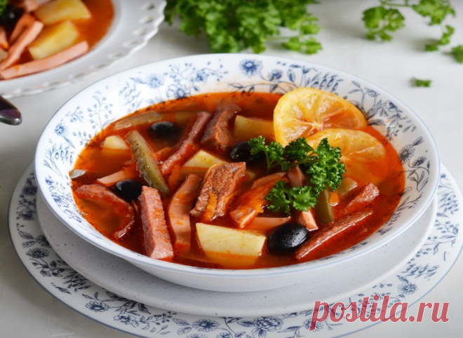 Как приготовить вкусную солянку с говяжьим мясом
